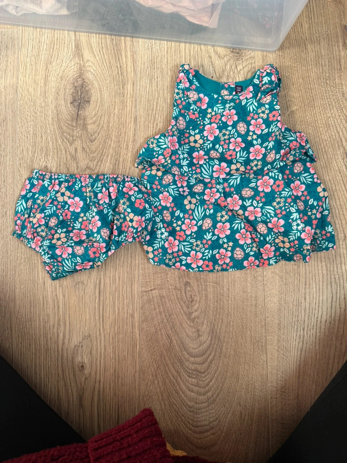 Conjunto vestido + pantalón